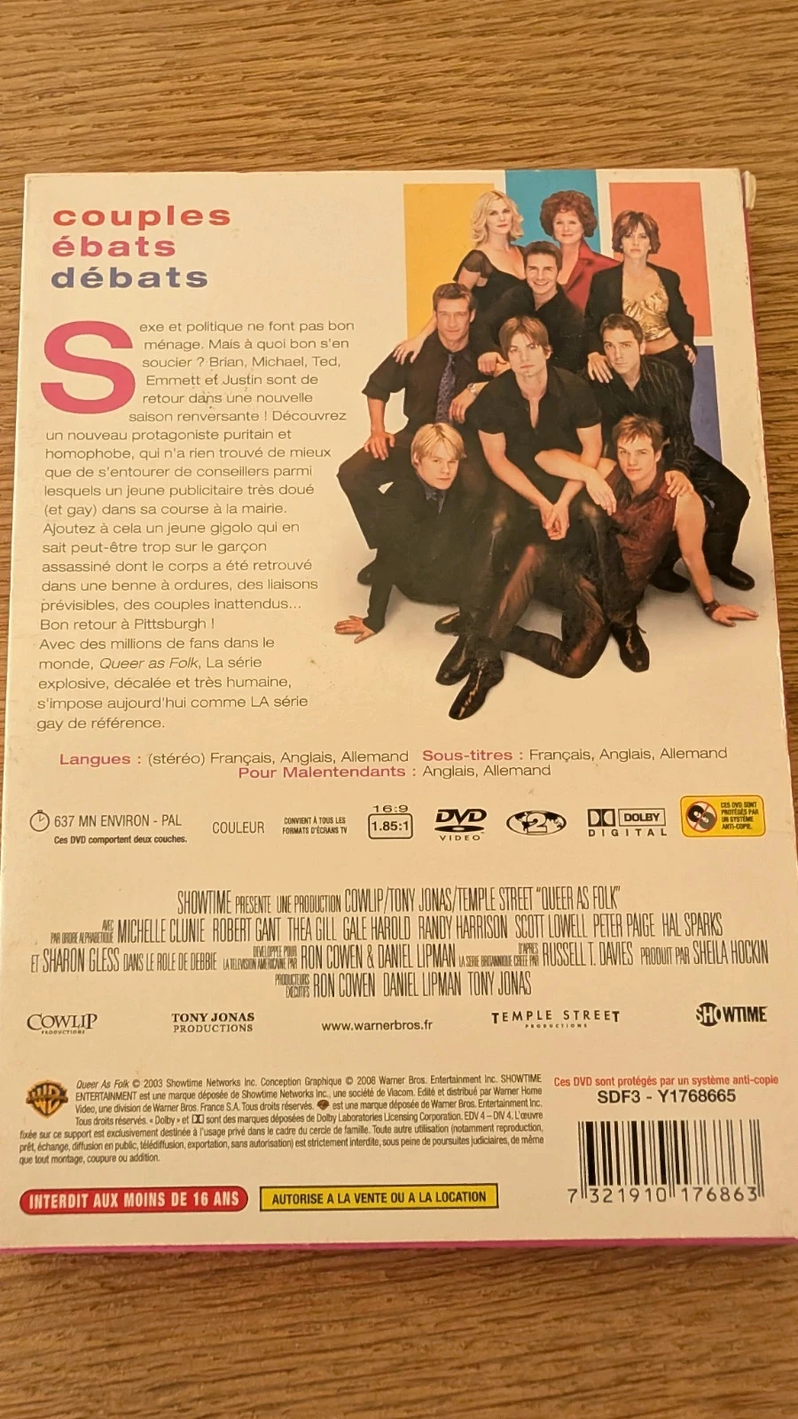 complete dvd box set queer as folk season 3 vf vo stfr 4 dvd – photo 2